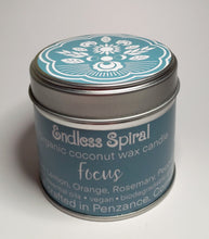 Load image into Gallery viewer, FOCUS - Natural Coconut Wax Candles (Tangerine, Orange,  Lemon, Rosemary, Peppermint)