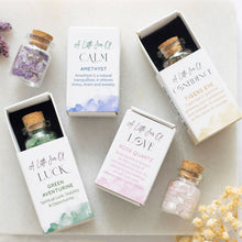 Load image into Gallery viewer, Jar of Calm Amethyst Crystal in a Matchbox