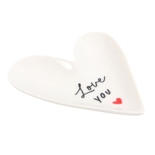 Load image into Gallery viewer, Love You Heart Trinket Dish