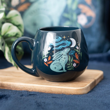Load image into Gallery viewer, MIDNIGHT HARE ROUNDED MUG