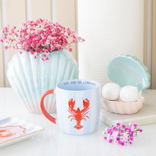 Load image into Gallery viewer, YOU ARE MY LOBSTER STRIPED MUG