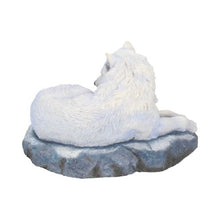 Load image into Gallery viewer, Guardian of the North Wolf Figurine by Lisa Parker Snowy Wolf Ornament 19.5cm