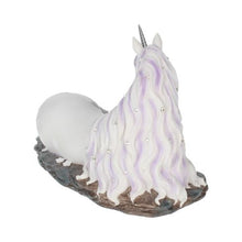 Load image into Gallery viewer, Jewelled Tranquillity Figurine White Unicorn and Crystal Ornament 19cm