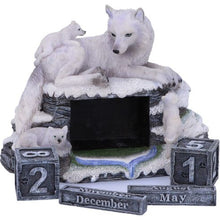 Load image into Gallery viewer, Mother's Watch Calendar 13cm
Mother's Watch White Wolf and Pups Calendar