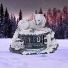 Load image into Gallery viewer, Mother's Watch Calendar 13cm
Mother's Watch White Wolf and Pups Calendar