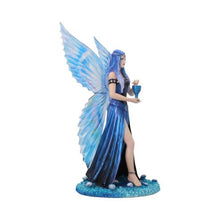 Load image into Gallery viewer, Enchantment Blue Fairy with Goblet Figurine by
Anne Stokes 26cm