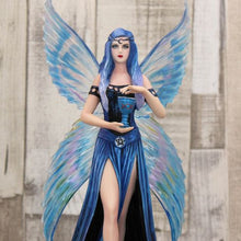 Load image into Gallery viewer, Enchantment Blue Fairy with Goblet Figurine by
Anne Stokes 26cm