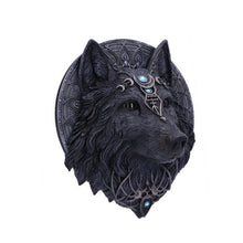 Load image into Gallery viewer, Wolf Moon 30cm
Dark Gothic Magical Wolf Moon Wall Hanging Plaque