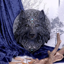Load image into Gallery viewer, Wolf Moon 30cm
Dark Gothic Magical Wolf Moon Wall Hanging Plaque