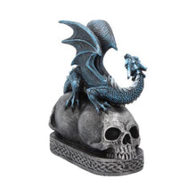Load image into Gallery viewer, Blue Dragon and Skulls Year Keeper Gothic Calendar 14cm