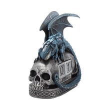 Load image into Gallery viewer, Blue Dragon and Skulls Year Keeper Gothic Calendar 14cm