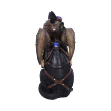 Load image into Gallery viewer, Feline Flight 22.7cm Steampunk Black Cat Pilot Figurine