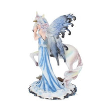 Load image into Gallery viewer, Comfort Ice Fairy and White Unicorn Figurine 21.5cm