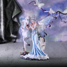 Load image into Gallery viewer, Comfort Ice Fairy and White Unicorn Figurine 21.5cm