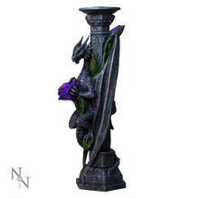 Load image into Gallery viewer, Dragon Beauty Candle Stick Candle Holder Valentine by Anne Stokes 25cm