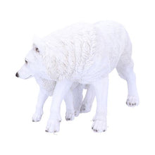 Load image into Gallery viewer, Winter Offspring Mother and Wolf Pup Ornament 27.5cm