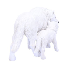 Load image into Gallery viewer, Winter Offspring Mother and Wolf Pup Ornament 27.5cm