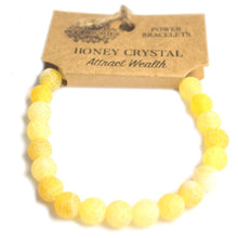 Load image into Gallery viewer, Power Bracelet - Honey Crystal