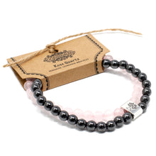 Load image into Gallery viewer, Magnetic Gemstone Bracelet - Rose Quartz