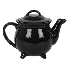 Load image into Gallery viewer, Witches Brew Ceramic Cauldron Tea Set