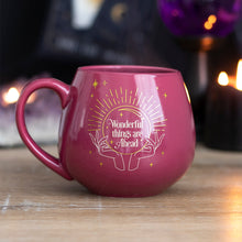Load image into Gallery viewer, PINK FORTUNE TELLER MUG (colour changing text)