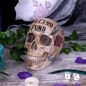 Load image into Gallery viewer, Tattoo Fund Natural Bone Coloured Traditional, Tribal Tattoo Fund Skull