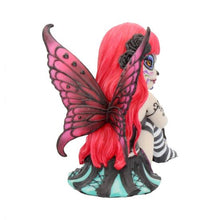 Load image into Gallery viewer, Valentina Sugar Skull Fairy Ornament 10cm