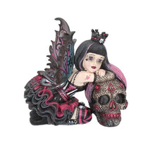 Load image into Gallery viewer, Lolita 12cm Little Shadows Gothic Fairy and Sugar Skull Ornament