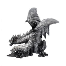 Load image into Gallery viewer, Obsidian Dragon Figurine 25cm