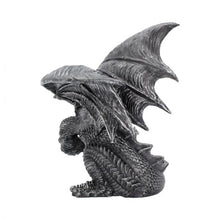 Load image into Gallery viewer, Obsidian Dragon Figurine 25cm