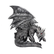Load image into Gallery viewer, Obsidian Dragon Figurine 25cm