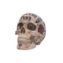 Load image into Gallery viewer, Tattoo Fund Natural Bone Coloured Traditional, Tribal Tattoo Fund Skull