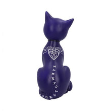 Load image into Gallery viewer, Mystic Kitty Purple 26cm Ouija Cat Figurine