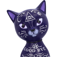 Load image into Gallery viewer, Mystic Kitty Purple 26cm Ouija Cat Figurine