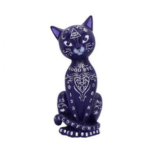 Load image into Gallery viewer, Mystic Kitty Purple 26cm Ouija Cat Figurine