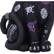 Load image into Gallery viewer, Bad to the Bone Cat Figurine 22cm