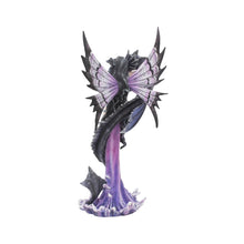 Load image into Gallery viewer, Guardians Embrace 26.5cm Dark Fairy Dragon Ornament