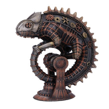 Load image into Gallery viewer, Mechanical Chameleon 22.3cm Steampunk Lizard Figurine