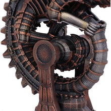 Load image into Gallery viewer, Mechanical Chameleon 22.3cm Steampunk Lizard Figurine