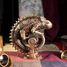 Load image into Gallery viewer, Mechanical Chameleon 22.3cm Steampunk Lizard Figurine