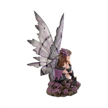 Load image into Gallery viewer, Heather 15cm Fairy and Raven Figurine