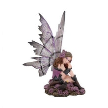 Load image into Gallery viewer, Heather 15cm Fairy and Raven Figurine