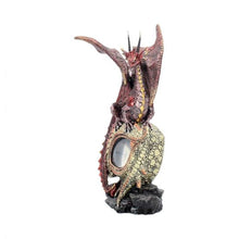 Load image into Gallery viewer, Eye of the Dragon Light Up Red Figurine Ornament 21cm