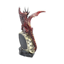 Load image into Gallery viewer, Eye of the Dragon Light Up Red Figurine Ornament 21cm
