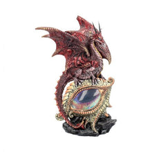 Load image into Gallery viewer, Eye of the Dragon Light Up Red Figurine Ornament 21cm