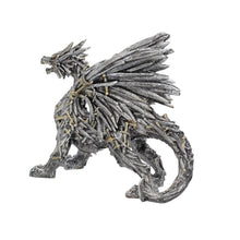 Load image into Gallery viewer, Swordwing Silver Dragon Sword Blade Figurine (small) 20.5cm