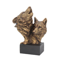 Load image into Gallery viewer, Song of the Wild Howling Wolf Bust 23cm