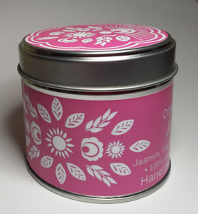 LOVE AND PASSION - Natural Coconut Wax Candles (Jasmin,  Ylang Ylang, Rose, Geranium, Clary Sage)