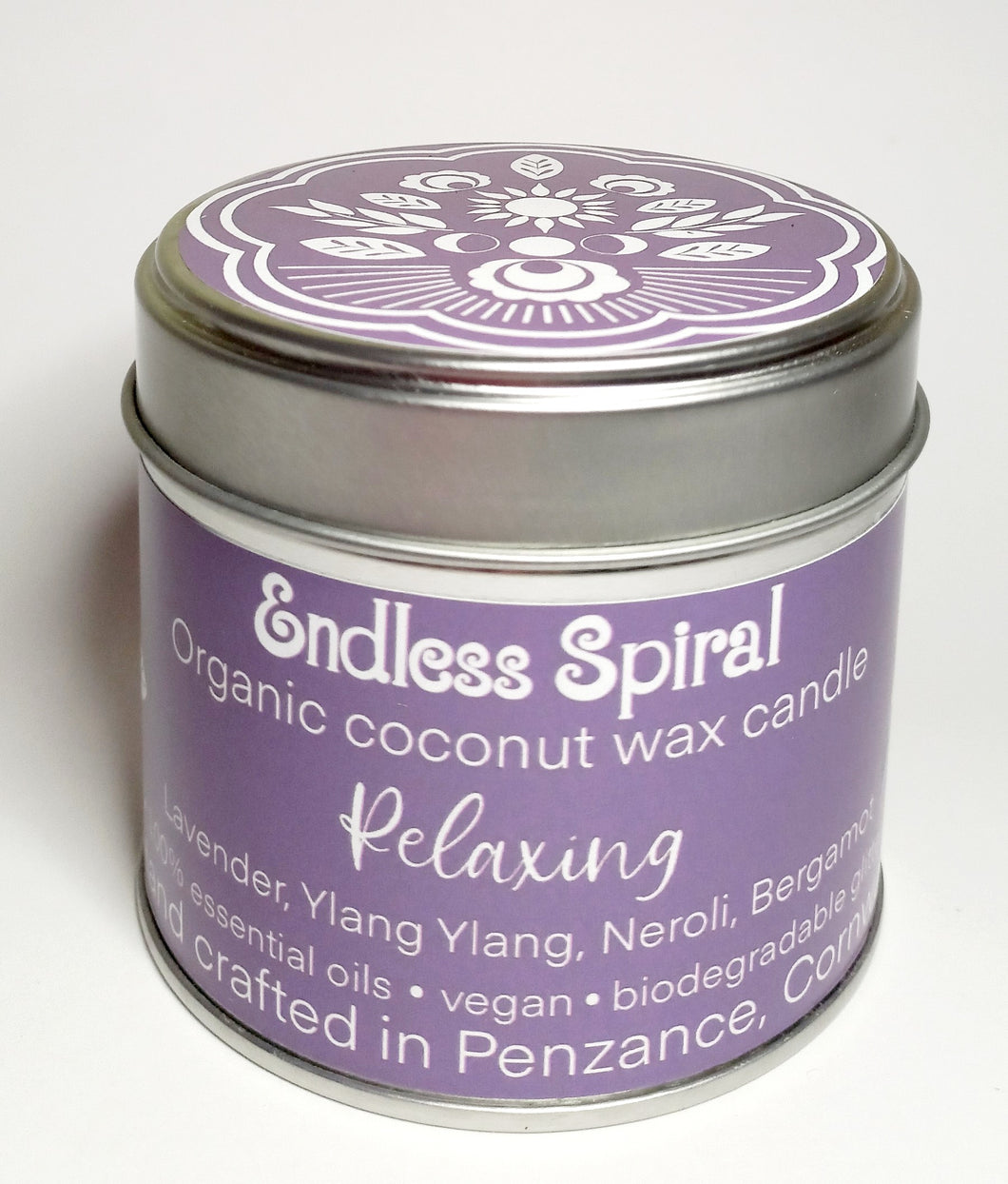 RELAXING - Natural Coconut Wax Candles (Lavender, Ylang Ylang,Neroli, Bergamot)