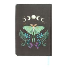 Load image into Gallery viewer, LUNA MOTH A5 NOTEBOOK
